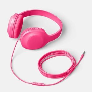 NEW HeyDay Pink Over-Ear Wired Headphones